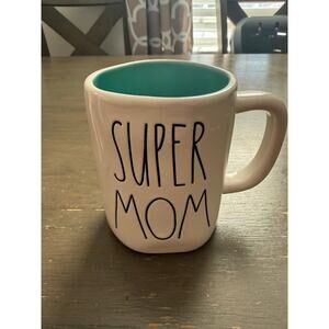 Rae Dunn Super Mom ceramic mug Excellent pre